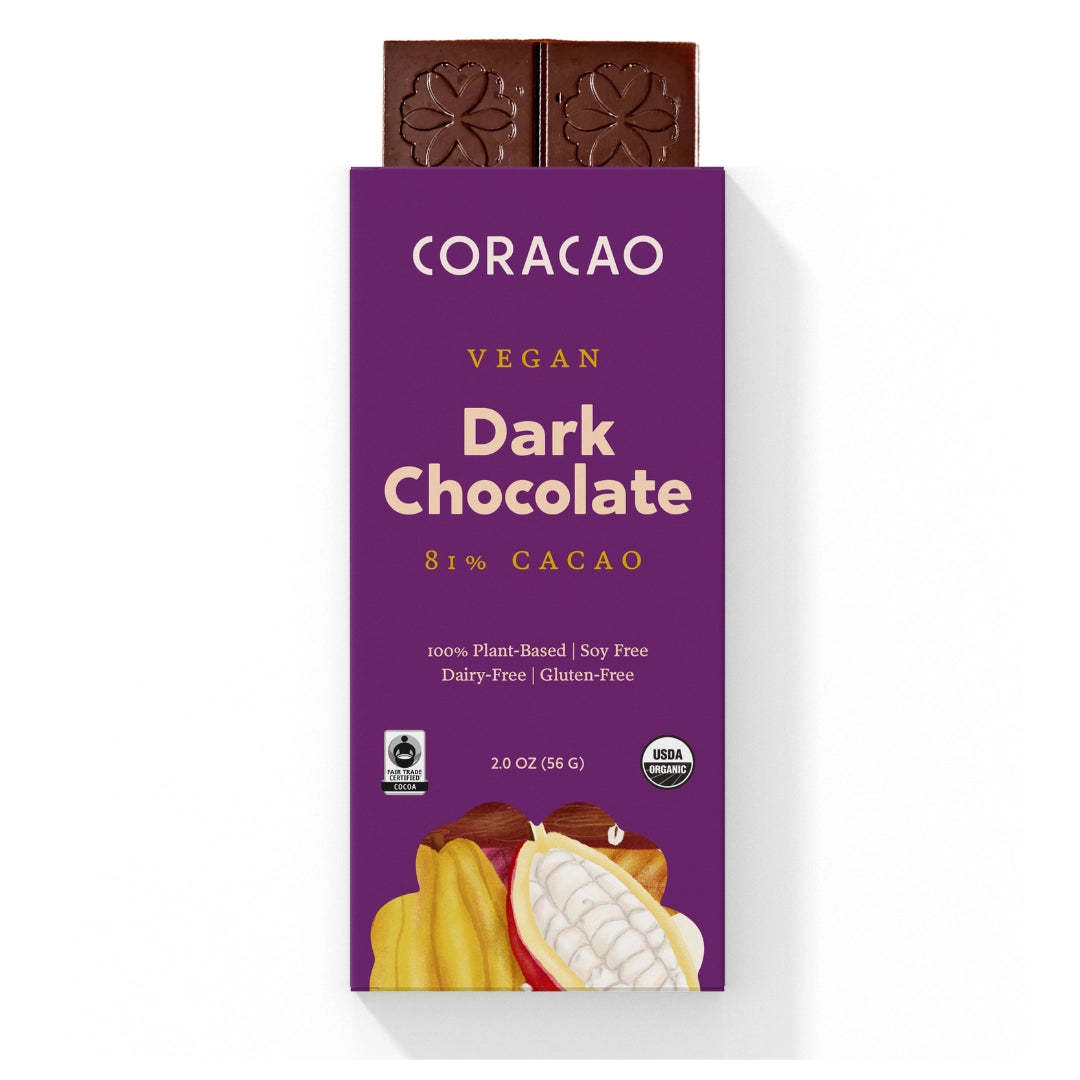 Vegan Dark Chocolate 81% CASE OF 12