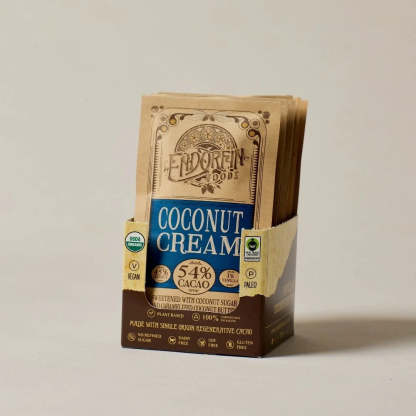 Coconut Cream Chocolate Bar 54% CASE OF 9