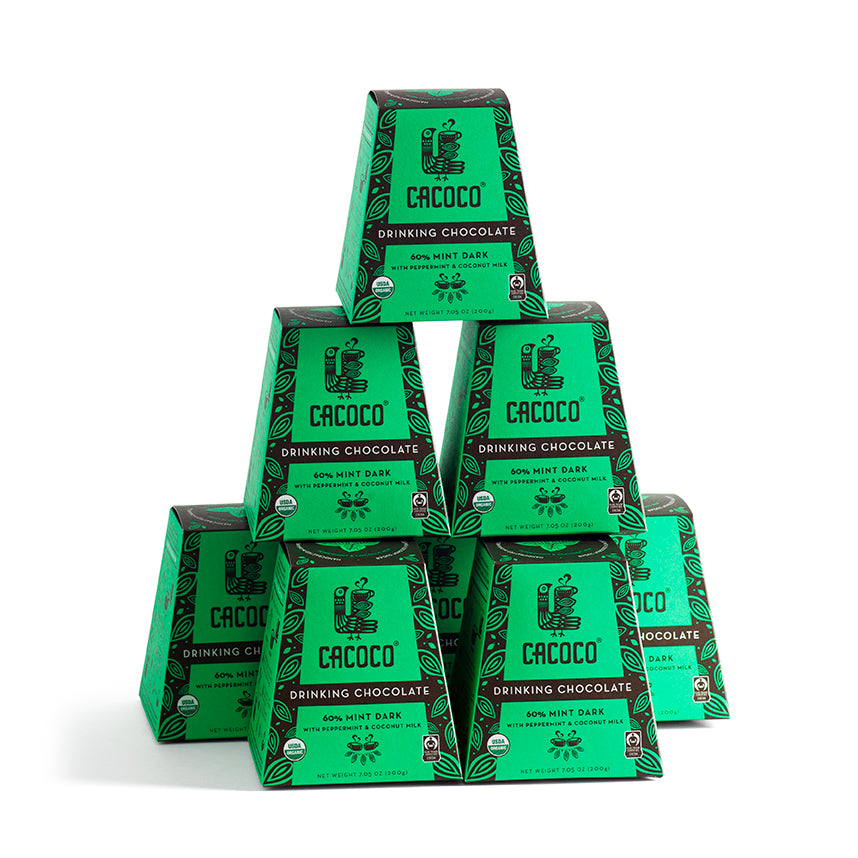 Mint Dark 60% Drinking Chocolate CASE OF 8