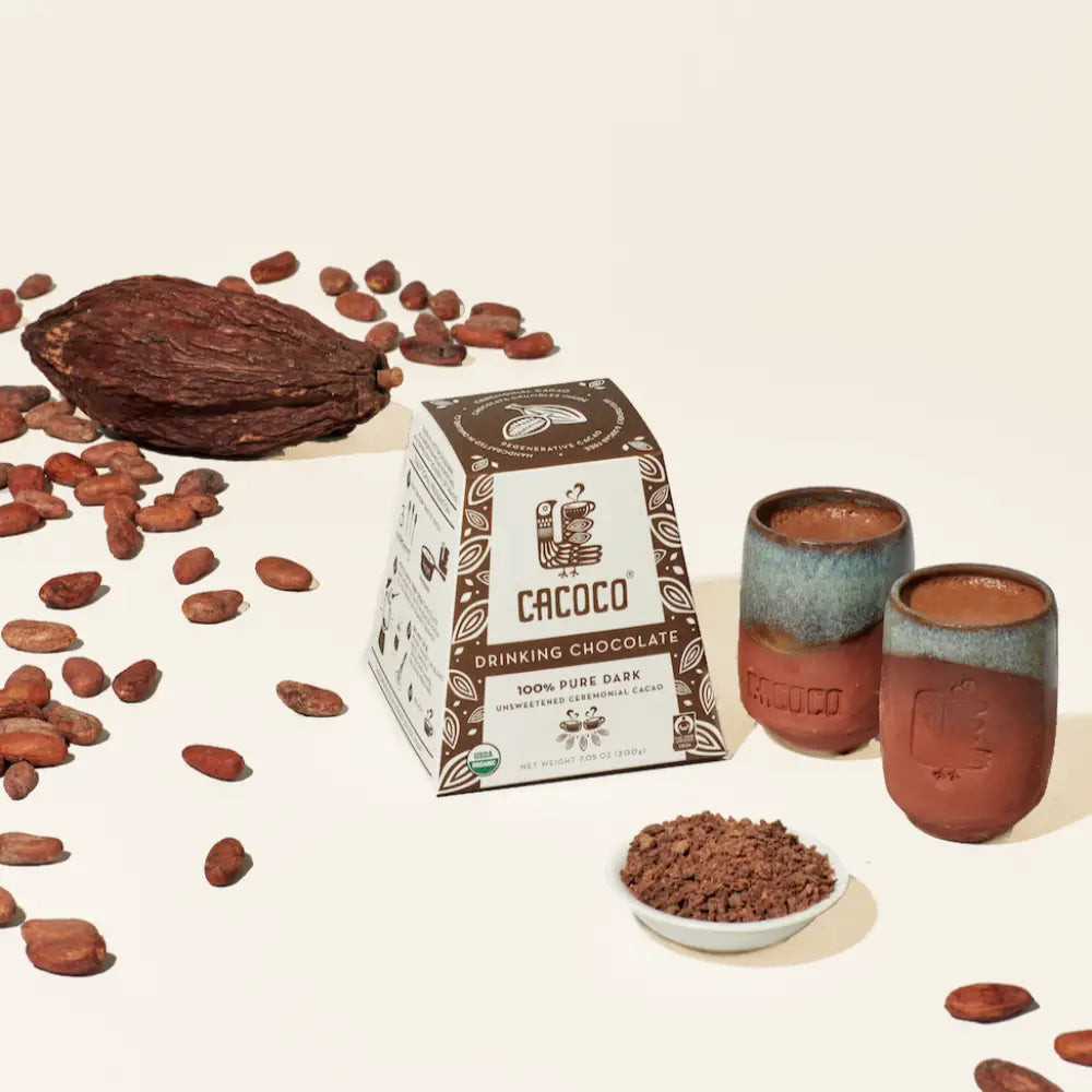 Pure Dark 100% Drinking Chocolate CASE OF 8