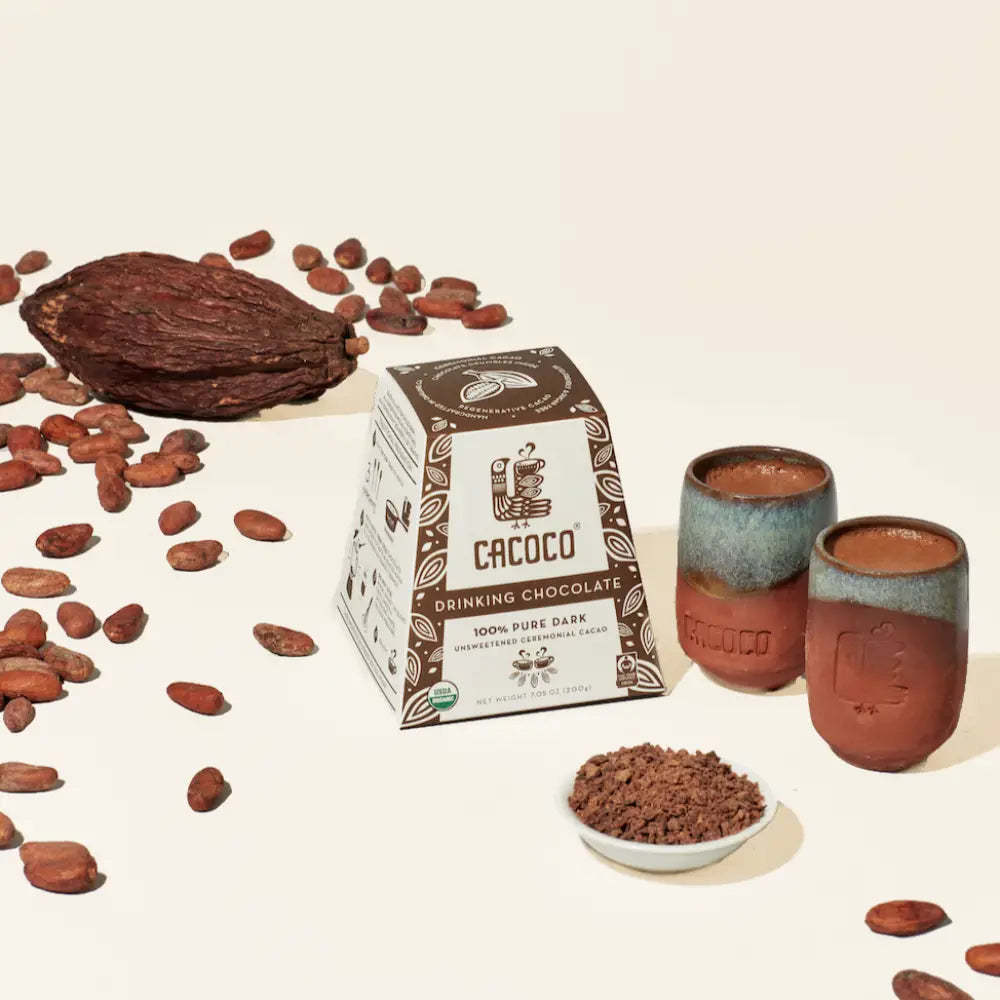 Pure Dark 100% Drinking Chocolate CASE OF 8