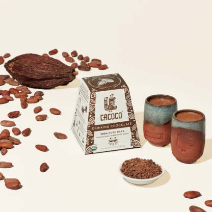 Pure Dark 100% Drinking Chocolate CASE OF 8