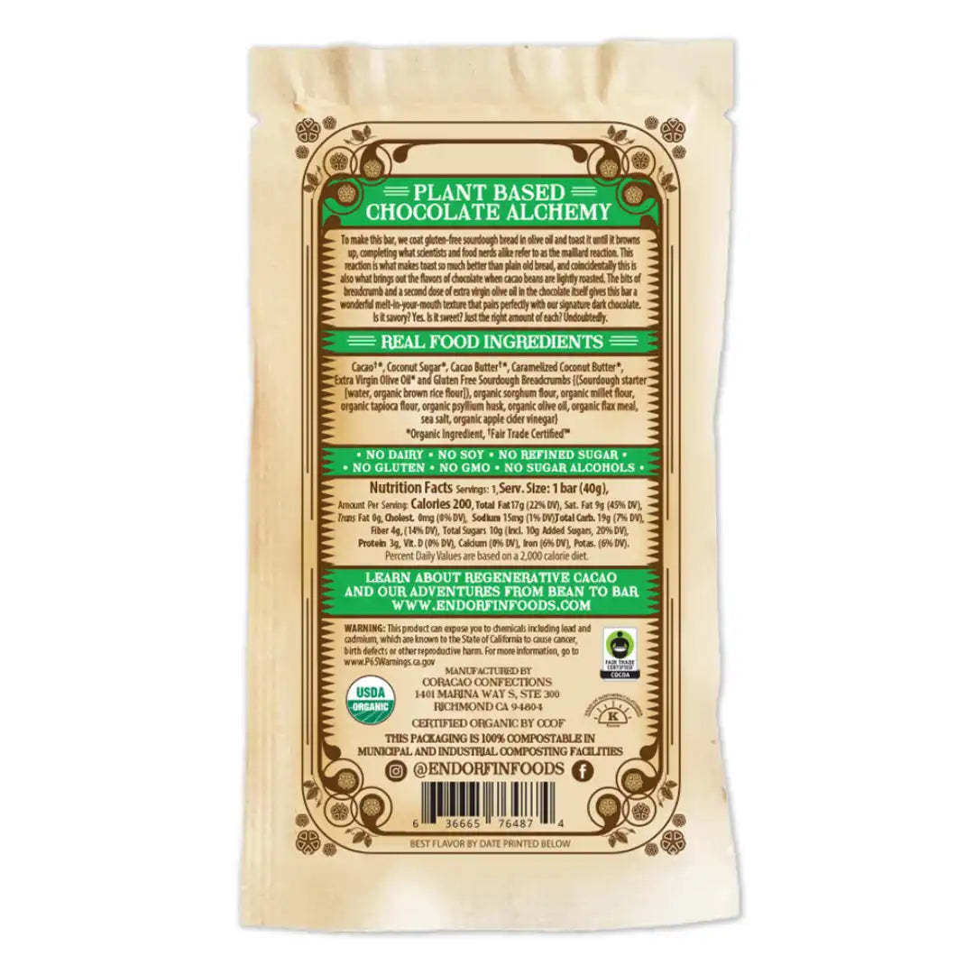 Sourdough & Olive Oil Chocolate Bar CASE OF 9