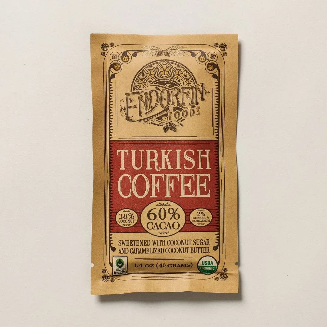 Turkish Coffee Dark Chocolate Bar 60% CASE OF 9