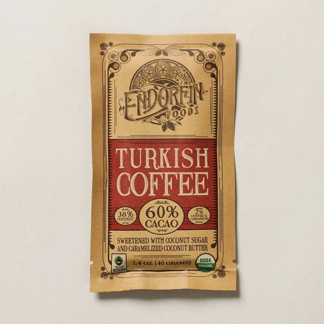Turkish Coffee Dark Chocolate Bar 60% CASE OF 9