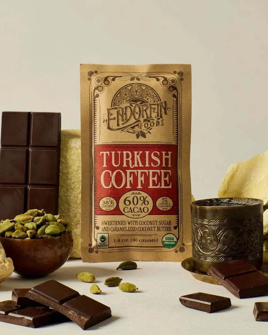 Turkish Coffee Dark Chocolate Bar 60% CASE OF 9