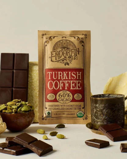 Turkish Coffee Dark Chocolate Bar 60% CASE OF 9