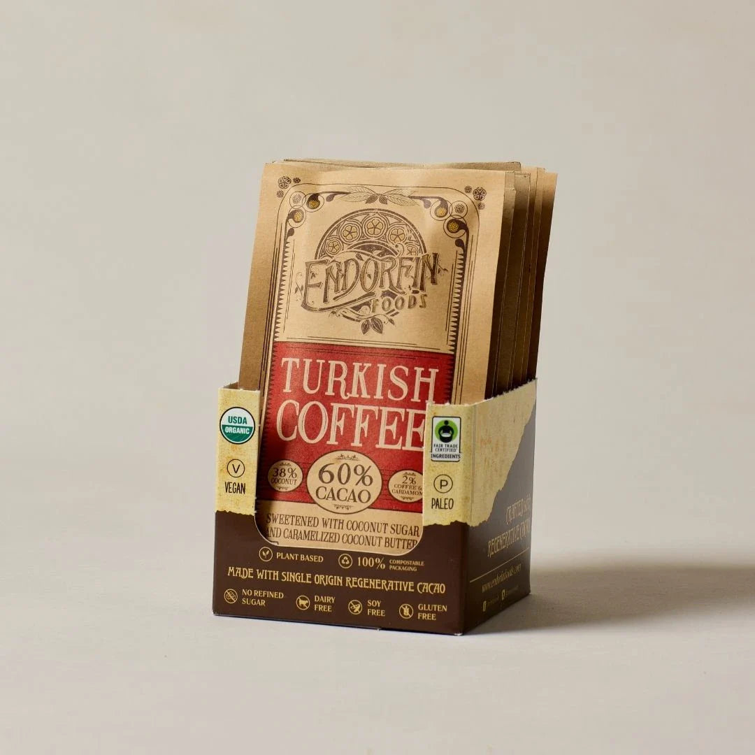 Turkish Coffee Dark Chocolate Bar 60% CASE OF 9