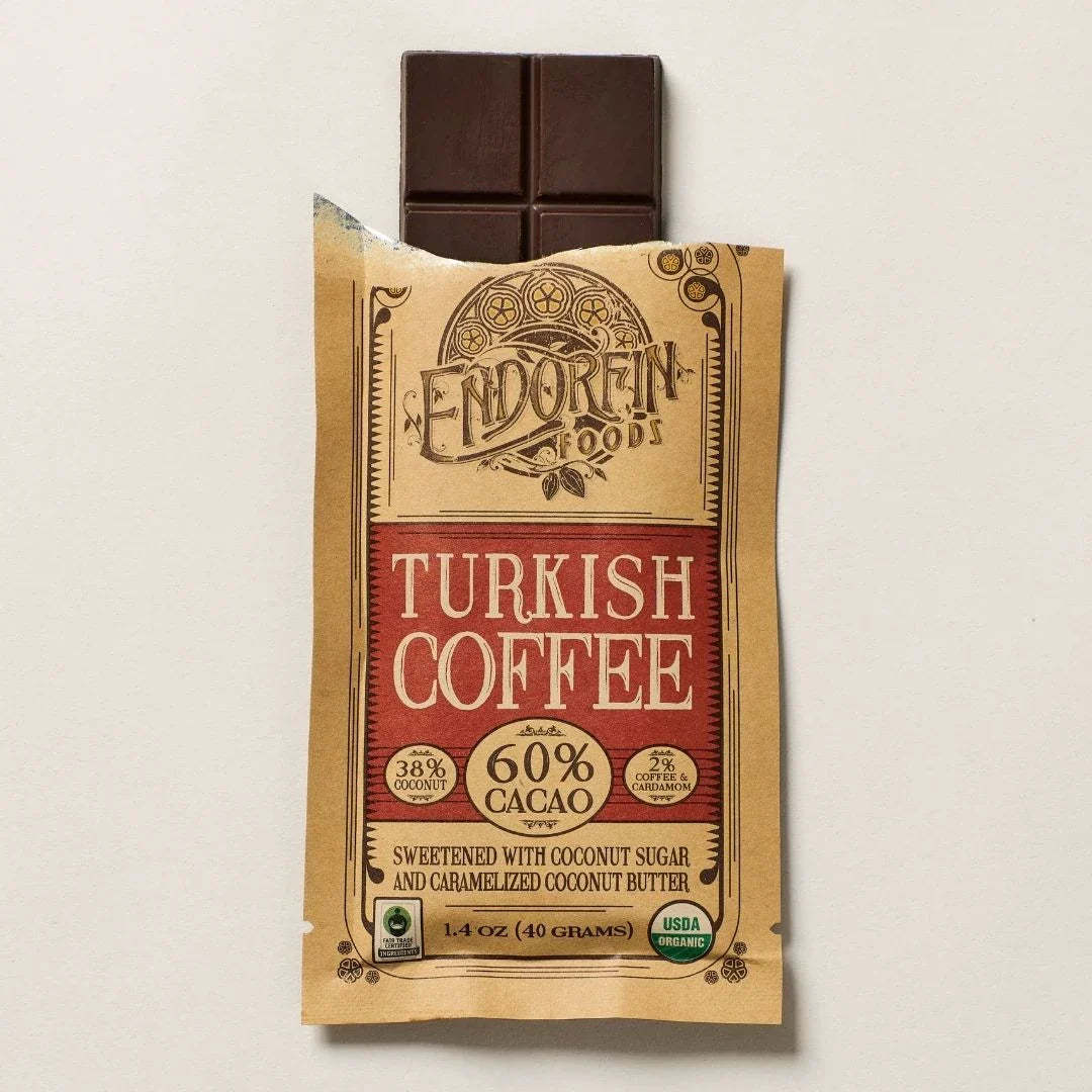 Turkish Coffee Dark Chocolate Bar 60% CASE OF 9