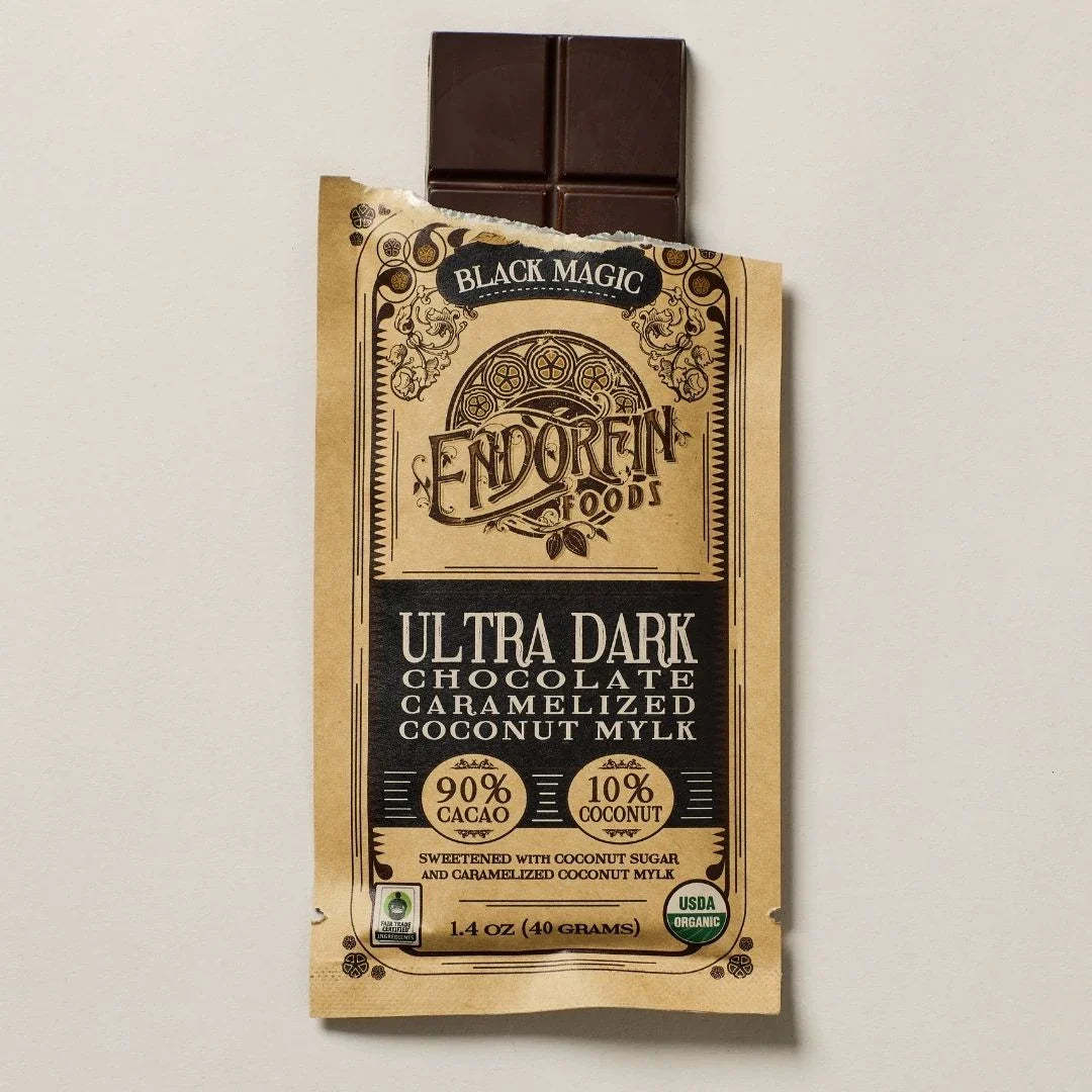 Vegan Dark Chocolate - Black Magic Bar - 90% Cacao