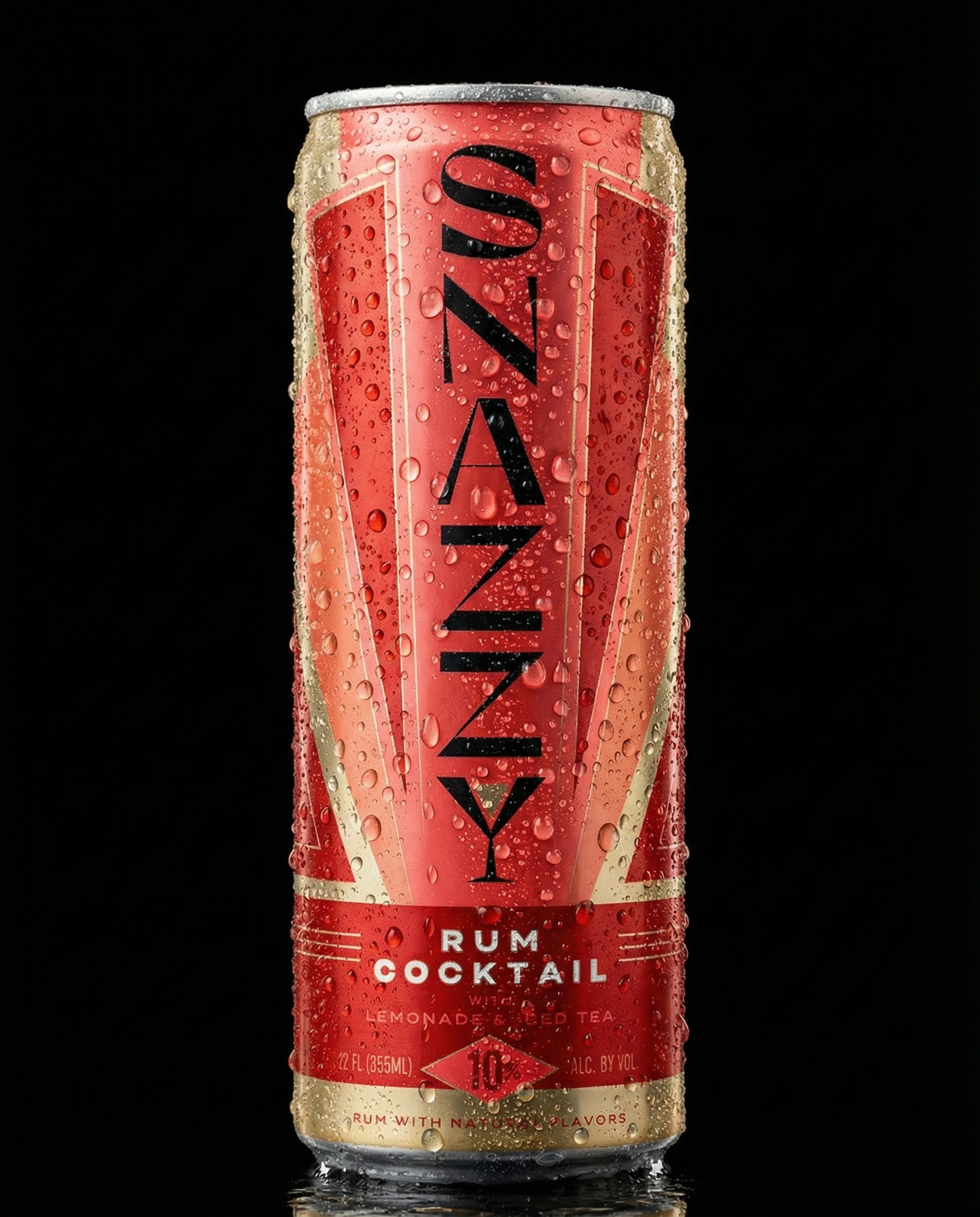 Snazzy Rum Half & Half Cocktail