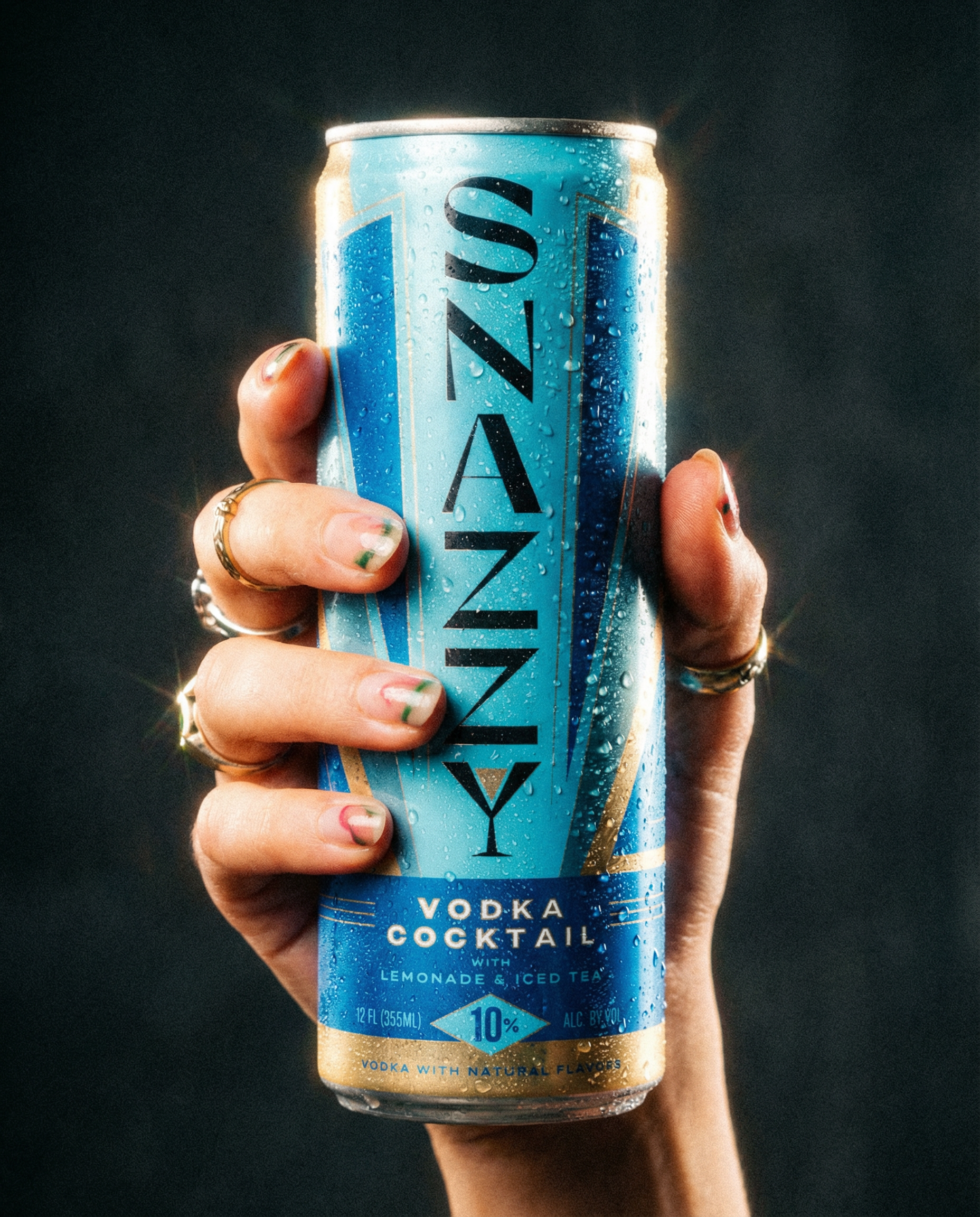 Snazzy Vodka Half & Half Cocktail