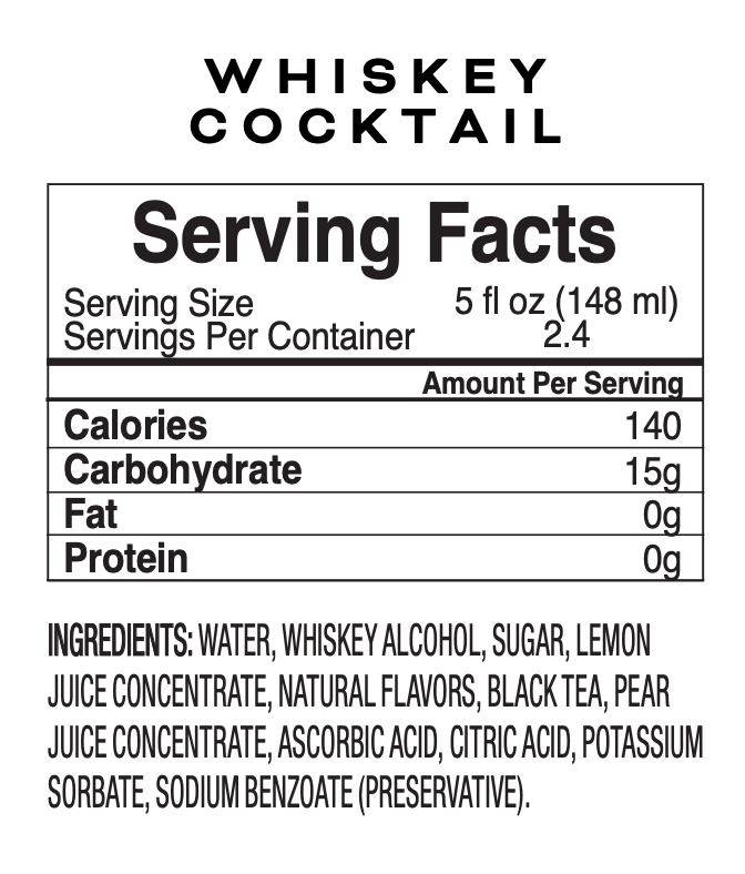 Snazzy Whiskey Half & Half Cocktail