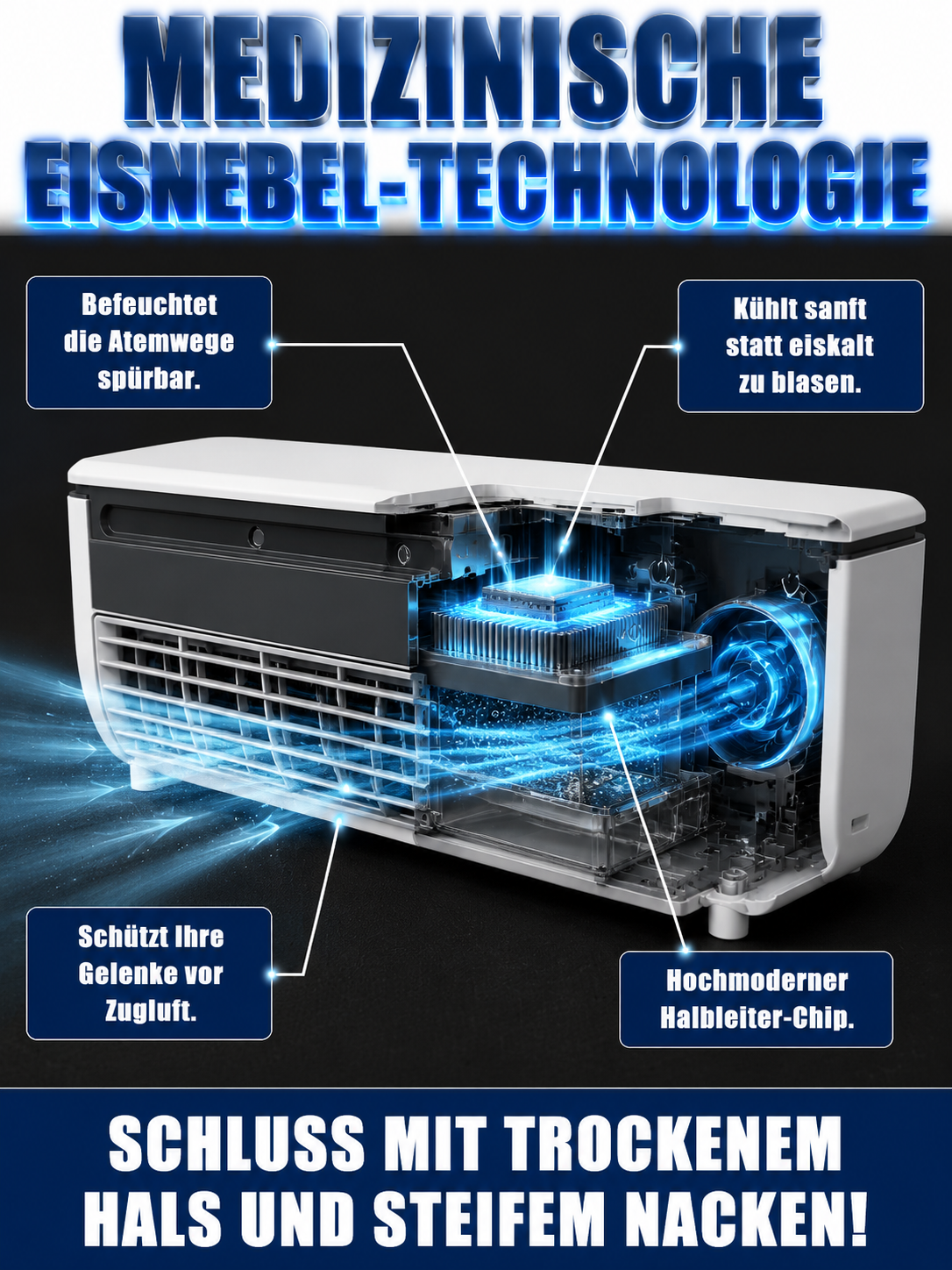 【50 % Rabatt für begrenzte Zeit】2-in-1 Wandklimaanlage mit Kühl | Spüre die Kühle sofort❄