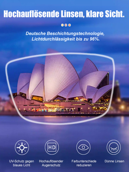 Intelligente Zoom Anti-Blaulicht HD Lesebrille