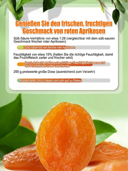 Entkernte goldene getrocknete Aprikosen