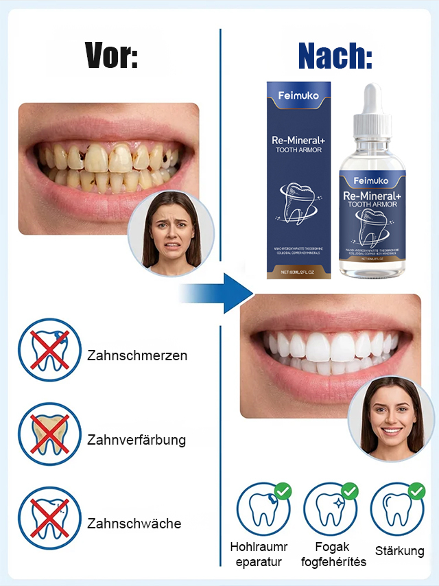 Limitierte Veröffentlichung🔥Abschied von Zahnprothesen & neues Zahnwachstum丨Natürliches Zahnwachstums-Pflegefluid