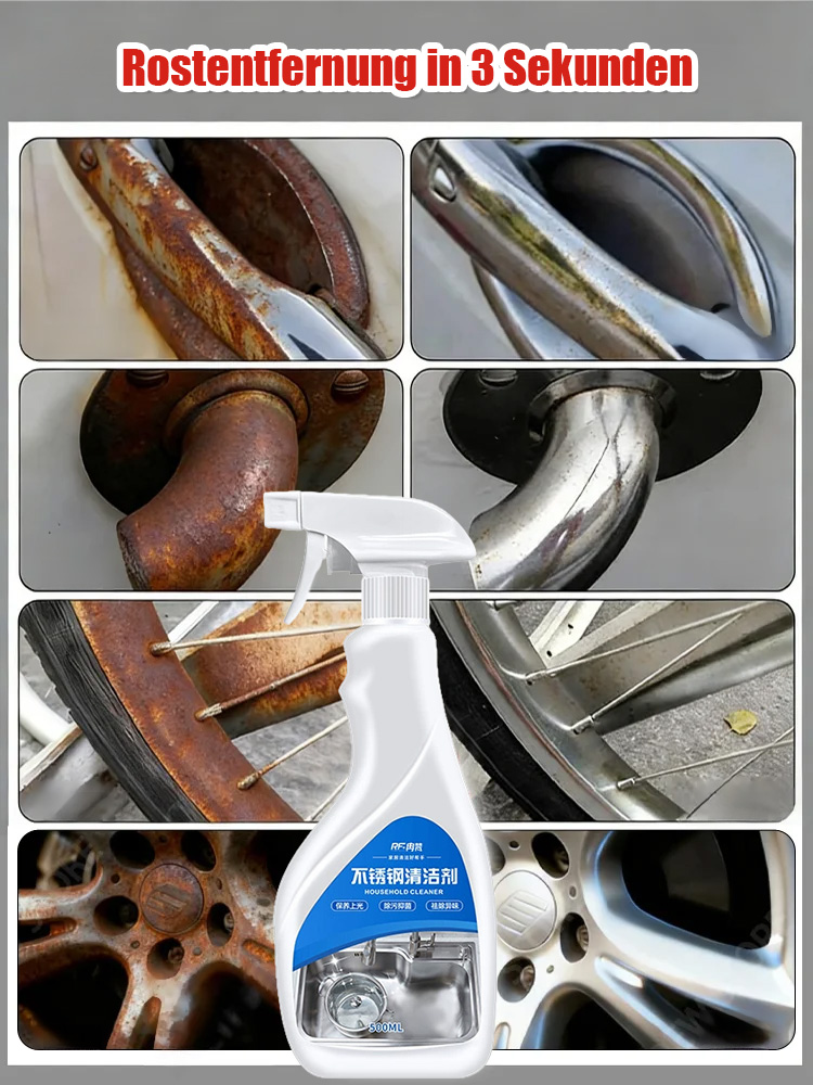 [Rostentfernung mit einem einzigen Sprühstoß] Leistungsstarker Metallrostentferner