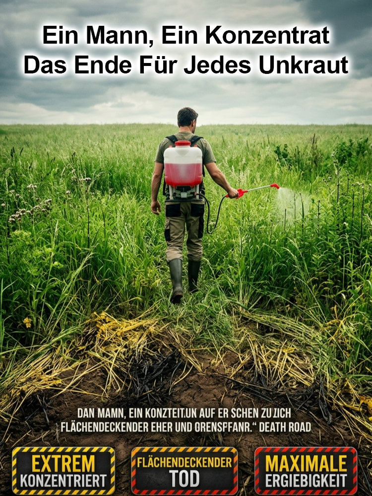 ✅👍Ultimatives Profi-Unkrautvernichter-Konzentrat: 1 Kappe für 1000 m² – Sichtbar in 3 Stunden & 3-fache Geld-zurück-Garantie！