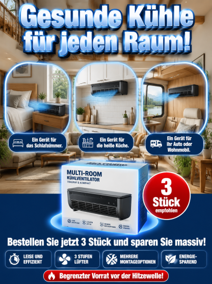 【50 % Rabatt für begrenzte Zeit】2-in-1 Wandklimaanlage mit Kühl | Spüre die Kühle sofort❄