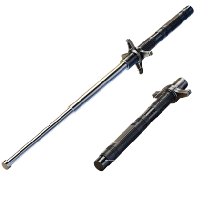 Dreiteiliger, ausziehbarer, tragbarer Wanderstock