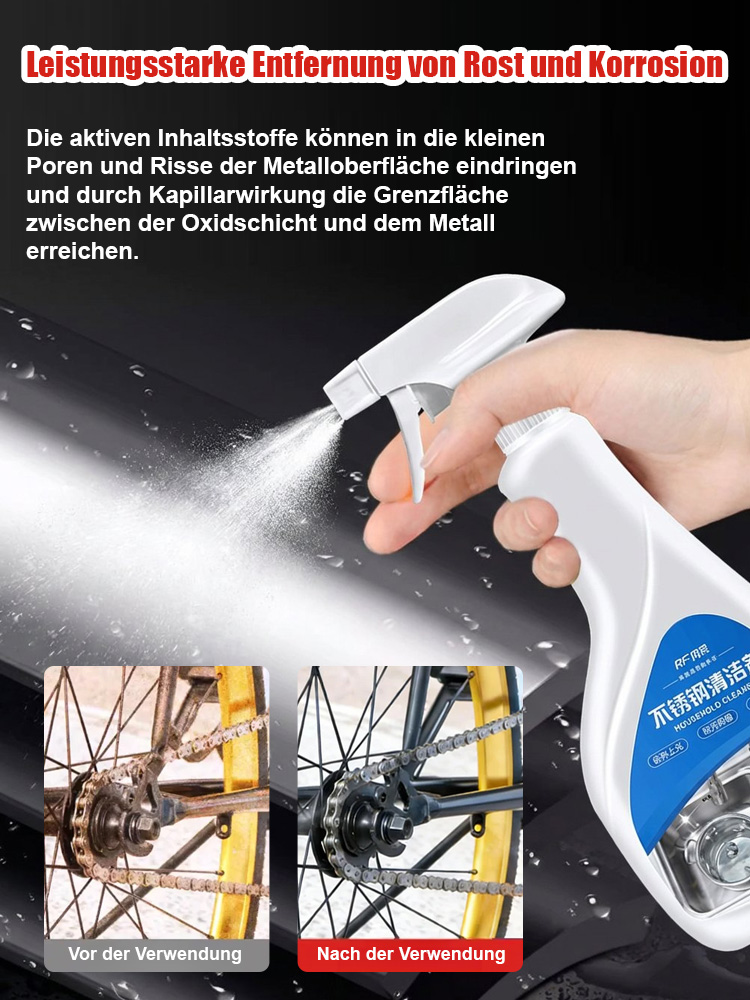 [Rostentfernung mit einem einzigen Sprühstoß] Leistungsstarker Metallrostentferner