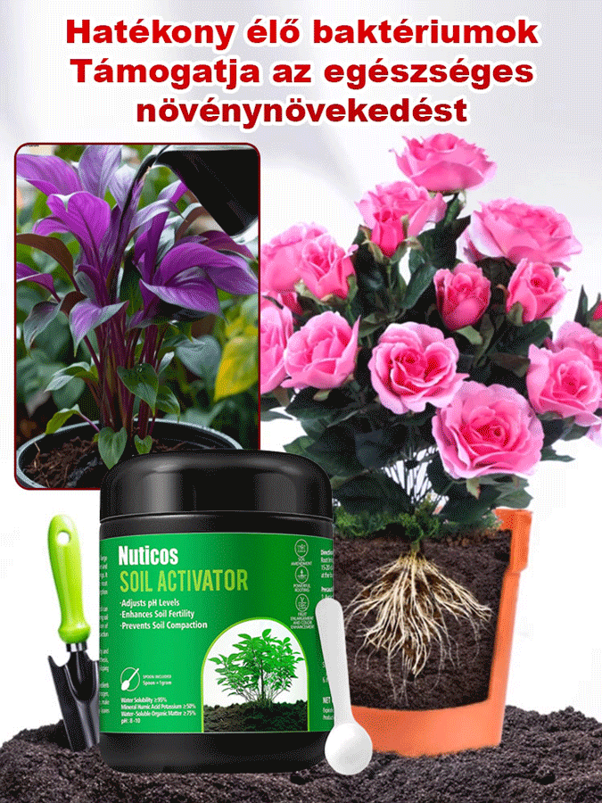 🌿 Ne dobja ki! Élessze újjá növényeit 3 nap alatt! Azonnali hatás: már egyetlen alkalom után puha és tápanyagdús lesz a talaj.