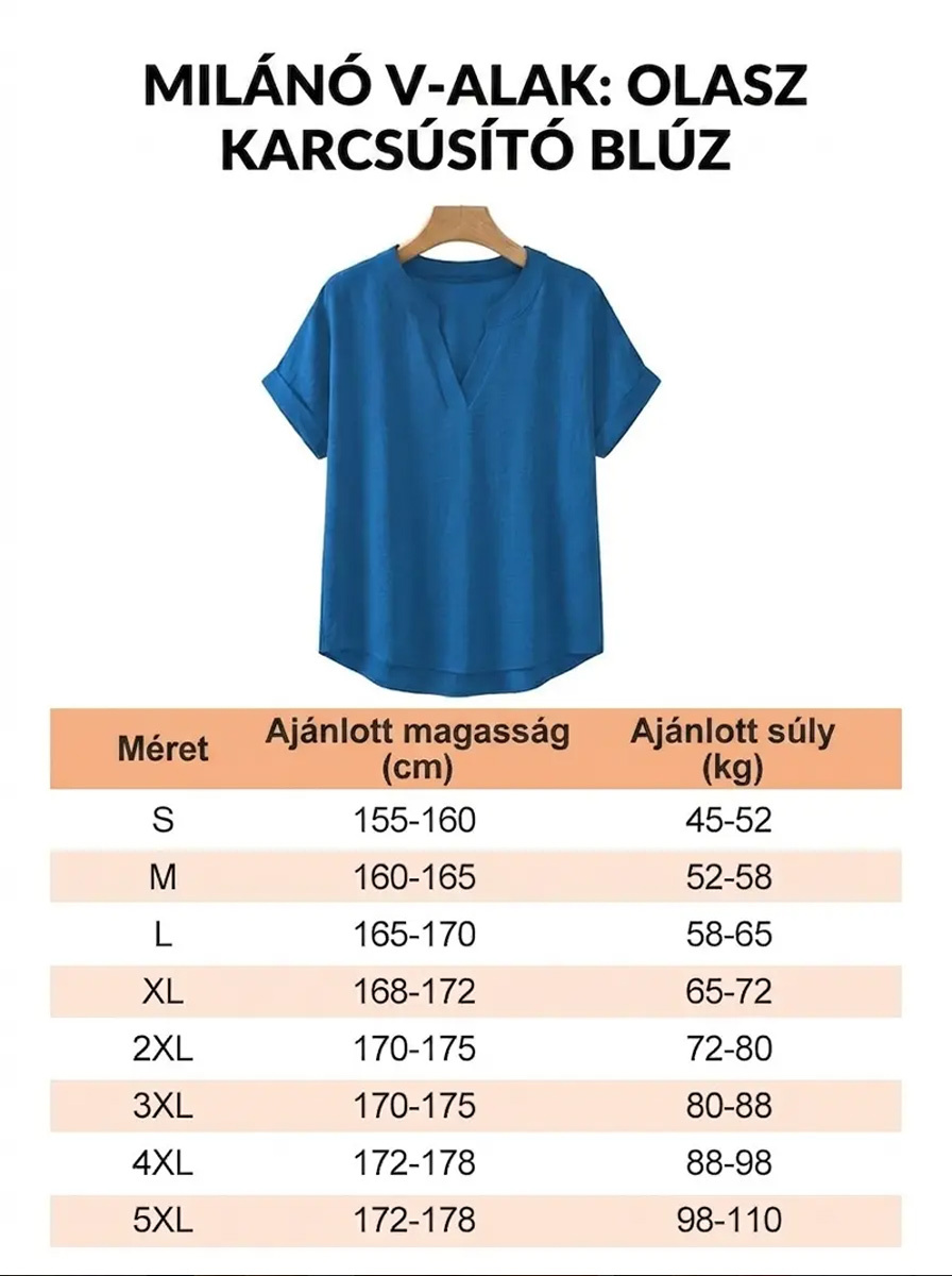 Lélegző egyszínű V-nyakú alkalmi rövid ujjú 👚 Milánói Elegancia – Tulipán Szabású Karcsúsító Ing