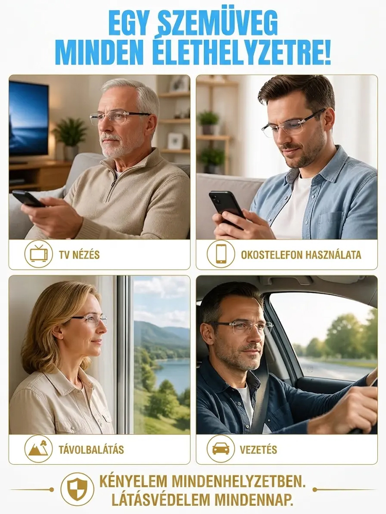 👓 Intelligens Auto-fókusz Szemüveg – A jövő látástechnológiája!