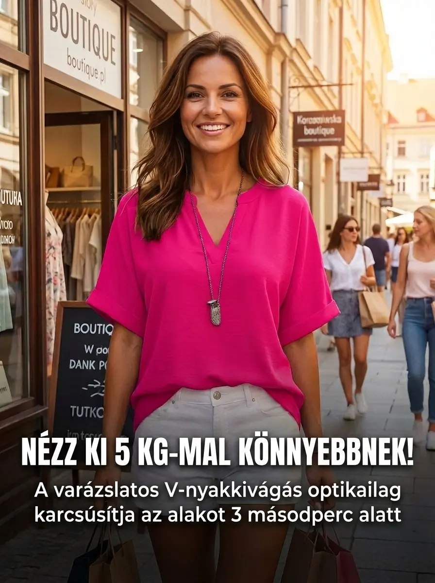 Lélegző egyszínű V-nyakú alkalmi rövid ujjú 👚 Milánói Elegancia – Tulipán Szabású Karcsúsító Ing