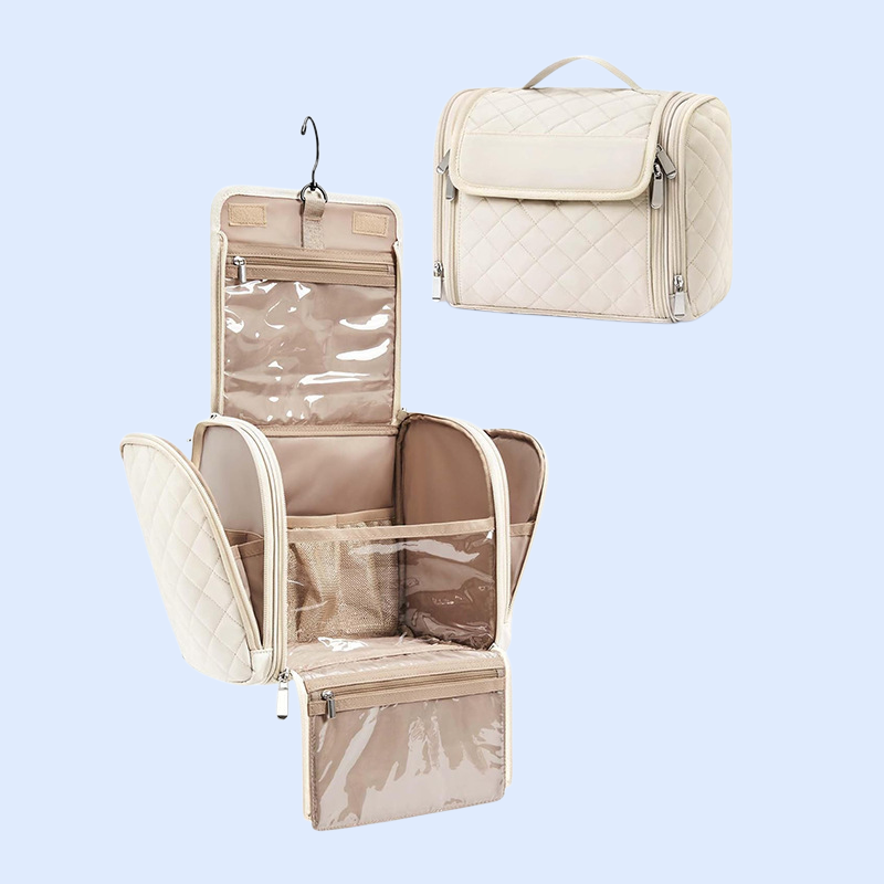Akasztható kozmetikai táska utazáshoz, vízálló és hordozható