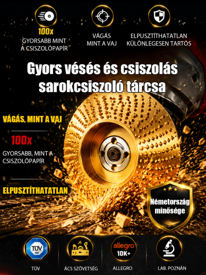 【Gyors faragás és köszörülés】 Sarokcsiszoló köszörűkorong – éles vágás akadás nélkül 🛠️🇩🇪 Prémium Német Precizitás
