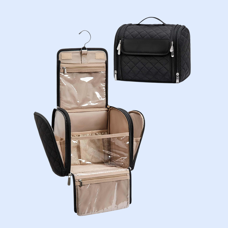 Akasztható kozmetikai táska utazáshoz, vízálló és hordozható