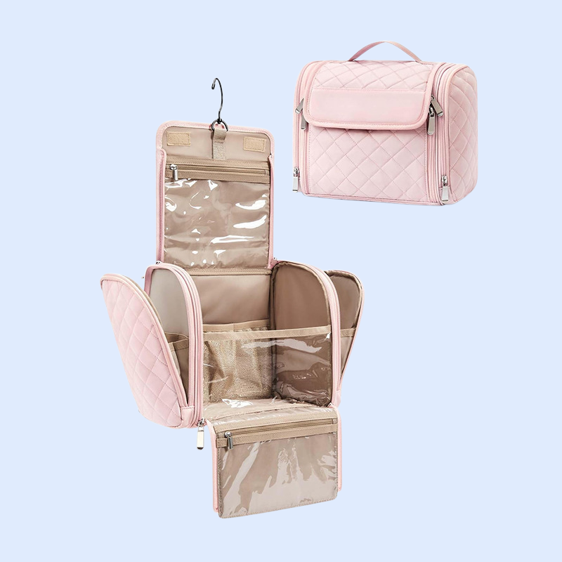 Akasztható kozmetikai táska utazáshoz, vízálló és hordozható