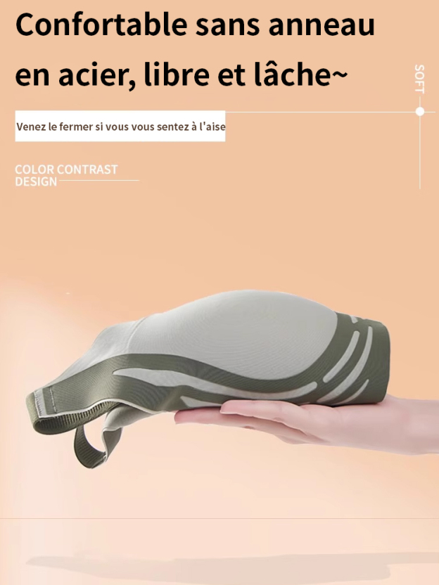 🌸✨Marre des soutiens-gorge qui serrent, marquent et pèsent ? Découvrez l'innovation Minimizer 3D sans armatures. Conçu pour les poitrines généreuses, il réduit visuellement votre volume de 2 bonnets tout en offrant un maintien liftant exceptionnel.