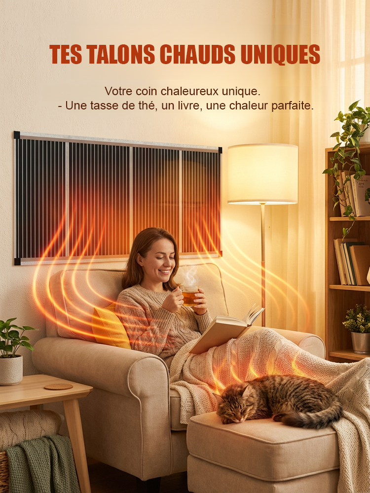 【5 secondes de chauffage rapide】Chauffage mural en graphène de haute technologie allemande