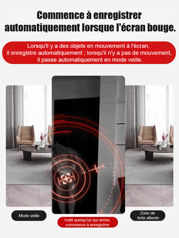 【3 mégapixels ultra haute définition】🏠 Protégez votre maison sans aucun abonnement ! 🛡️100% sans fil, discrète et installée en 1 minute. Profitez d'une sécurité totale directement sur votre smartphone.