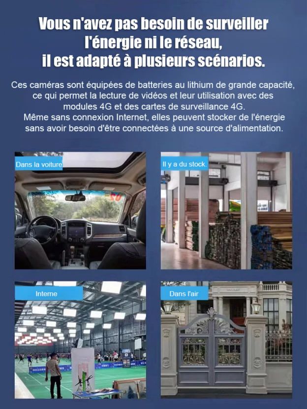 【3 mégapixels ultra haute définition】🏠 Protégez votre maison sans aucun abonnement ! 🛡️100% sans fil, discrète et installée en 1 minute. Profitez d'une sécurité totale directement sur votre smartphone.