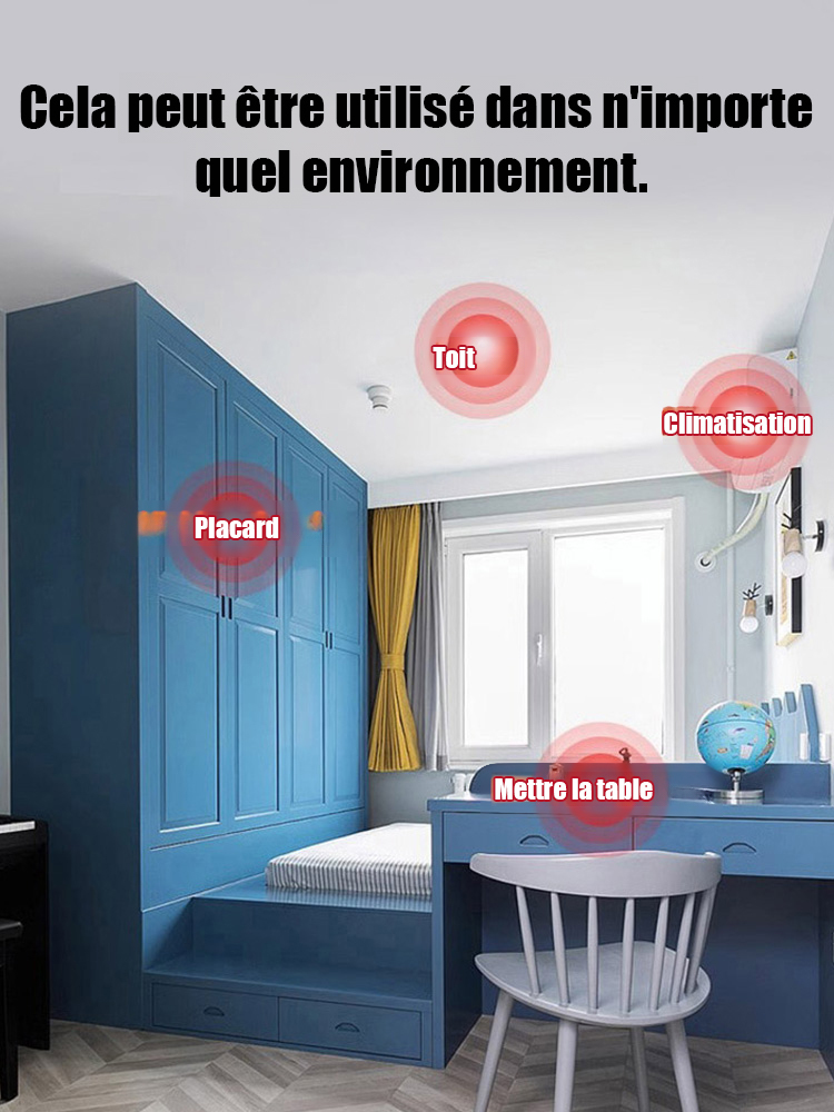 【3 mégapixels ultra haute définition】🏠 Protégez votre maison sans aucun abonnement ! 🛡️100% sans fil, discrète et installée en 1 minute. Profitez d'une sécurité totale directement sur votre smartphone.
