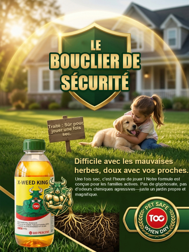 🌿 Dites Adieu aux Mauvaises Herbes, Naturellement. La révolution anti-racines qui protège votre jardin et votre famille.