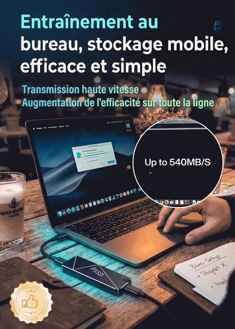 【Déstockage Port 】⏳⚡【Haute vitesse et stabilité】  Mini disque dur portable grande capacité