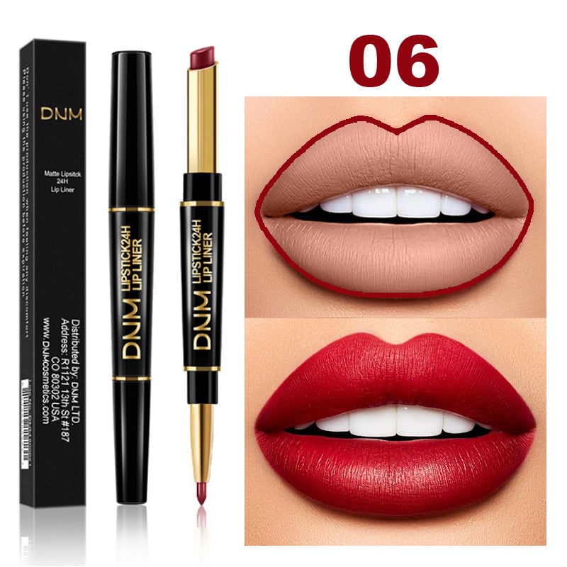 🔥2-in-1 Waterproof Lipstick Lip Liner-SLOOSELYK