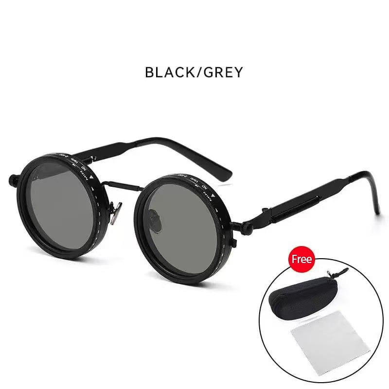 Adjustable 1-9 High Quality Sunglasses Fishing Rounded Polarized Glasses