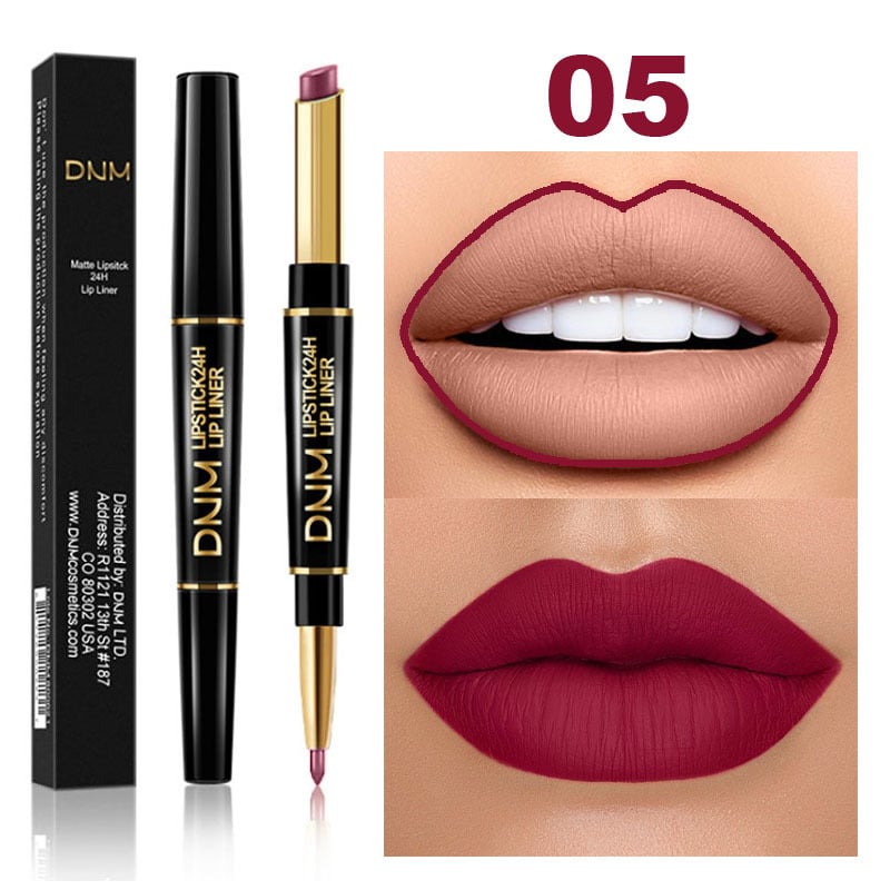 🔥2-in-1 Waterproof Lipstick Lip Liner-SLOOSELYK