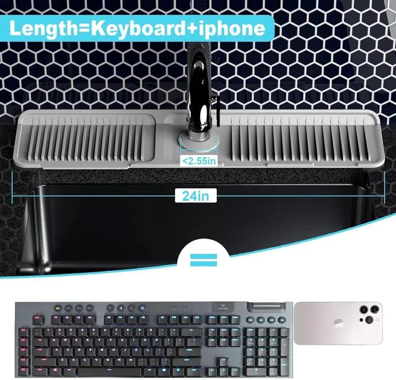 🏆Last Day 49% OFF🔥Faucet Guard & Draining Mat