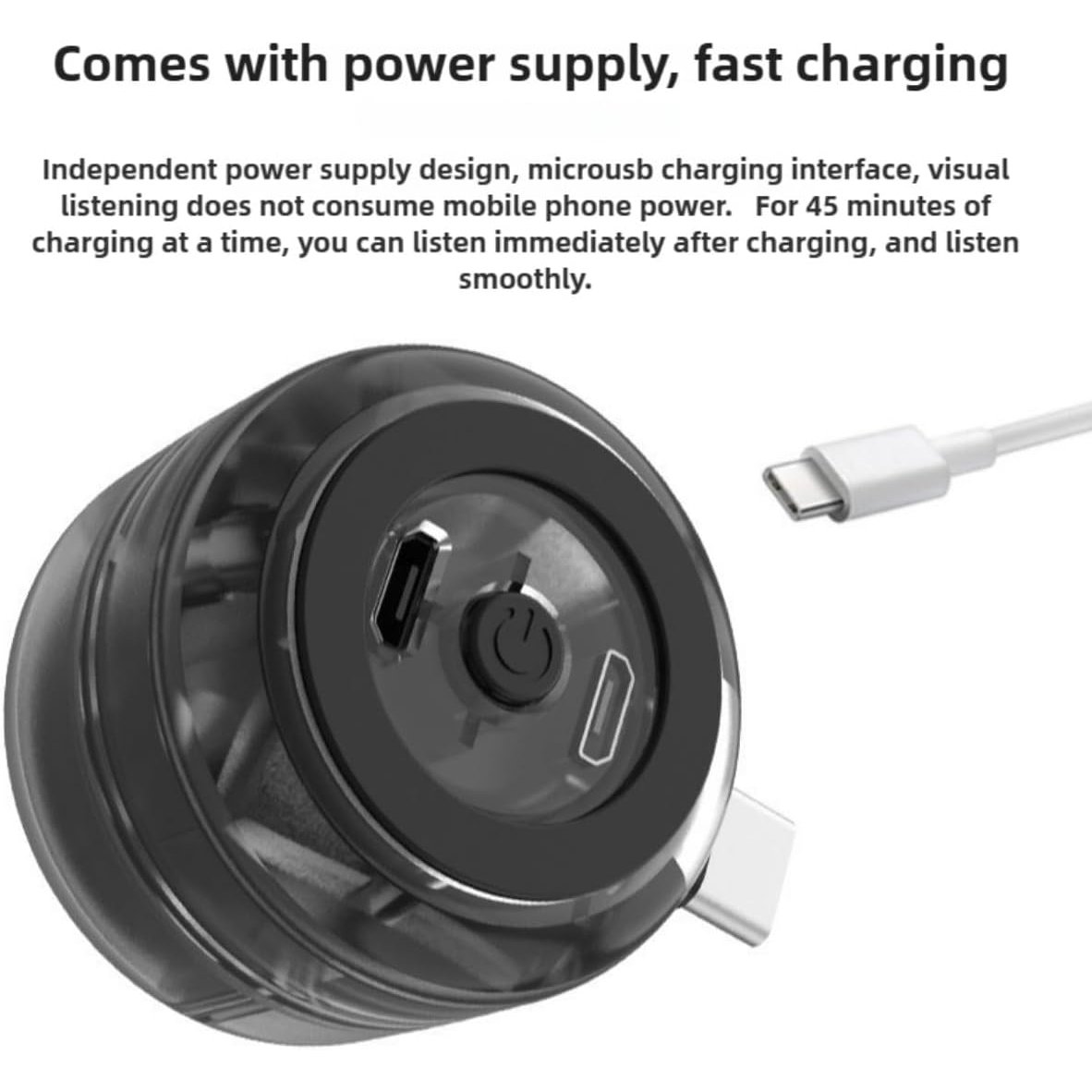 🔊Portable 5X Speaker Amplifier–Plug & Play for Music/Calls