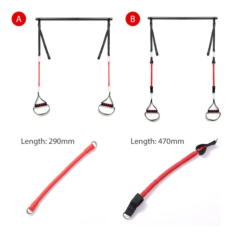 Body Workout Trainer Bar with Resistance Bands-SLOOSELYK