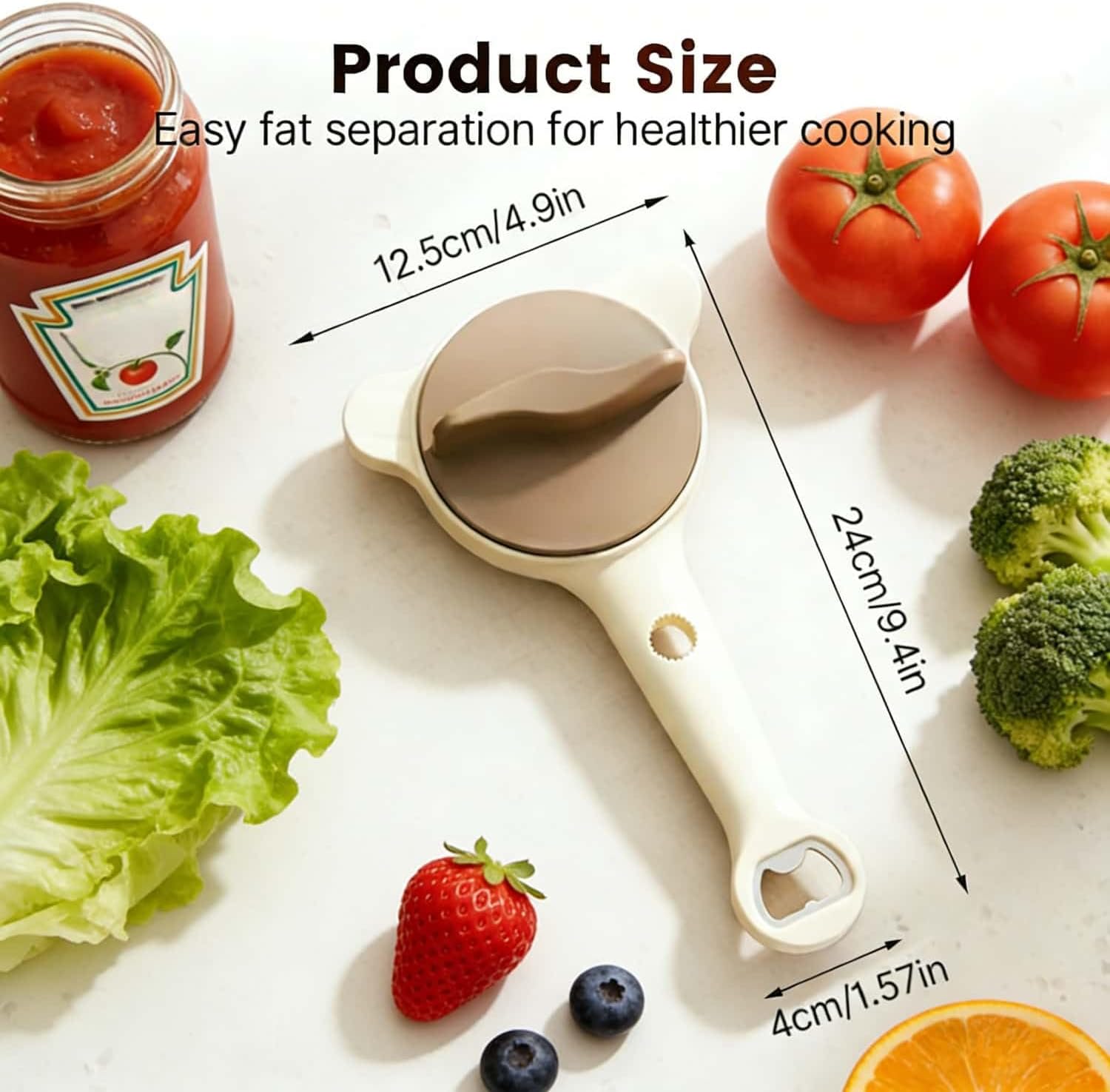 🔥Today's Special - 4-in-1 Jar Opener Adjustable Stainless Steel Lid Remover for Seniors✨🎉