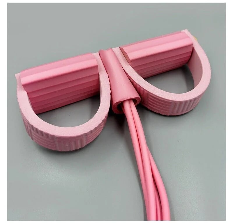 21 Fitness Resistance Bands-4 Tube Pedal Ankle Puller-SLOOSELYK