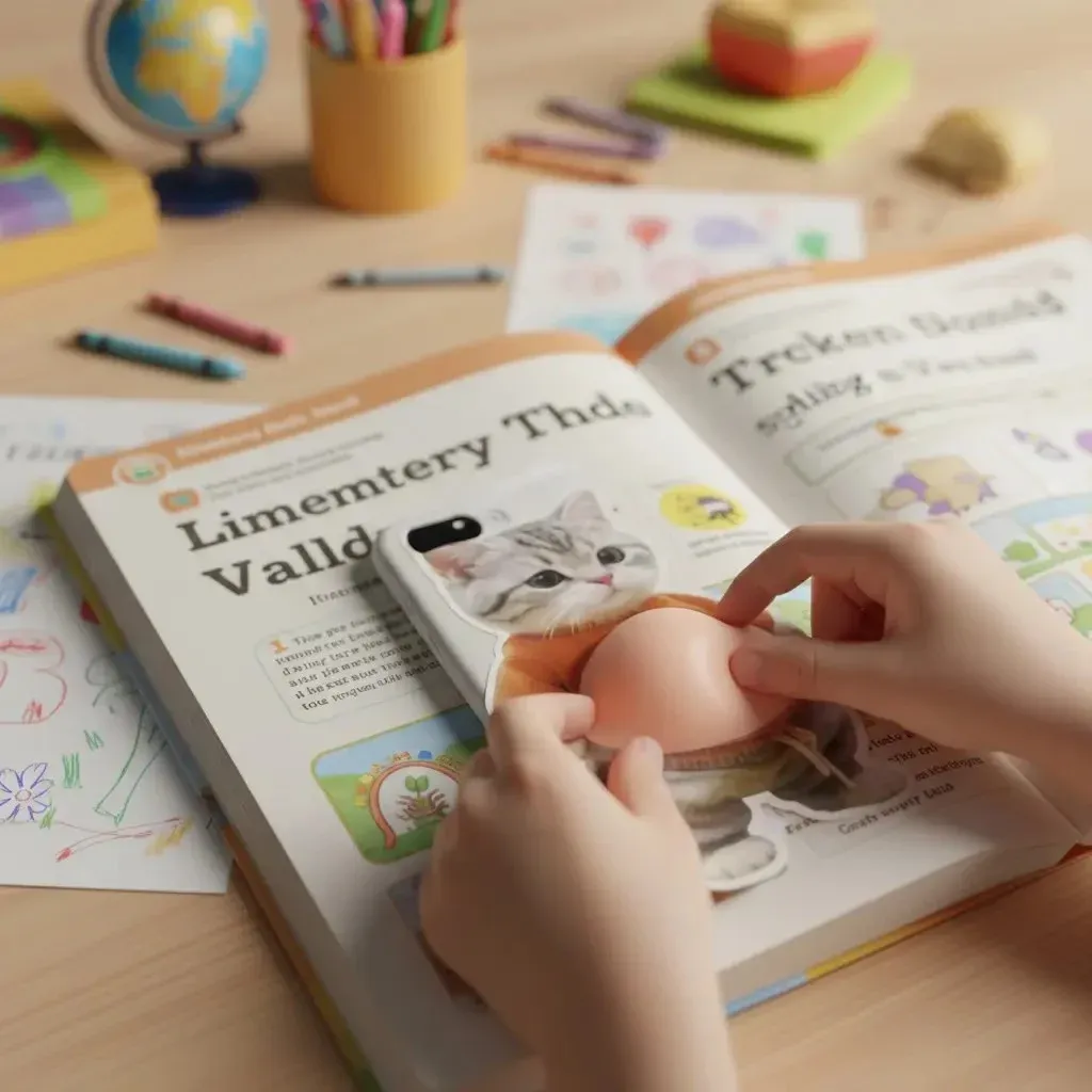 🔥HOT SALVE 6Pcs 3D Dog & Cat Belly Mochi Squishy Stickers